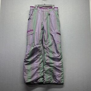 Boulder Gear Snow Pants Girls Large Multicolor Striped Insulated Ski Snowboard